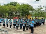 กิจกรรมโรงเรียนผู้สูงอายุเทศบาลตำบลท่าพญา (ทำผ้ามัดย้อม)