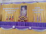 พิธีถวายเครื่องราชสักการะและวางพานพุ่ม
